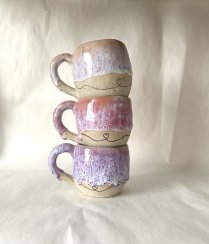 lungo růžový hrnek LÁSKA - různé barvy