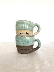 Hrnek ZAS RÁNO zelená