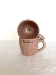 Hrnek KÁVOPIČKA růžová - různé velikosti