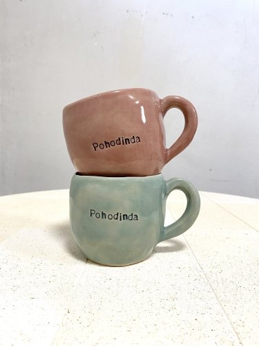 Větší hrnek pohodinda - Barva: růžová