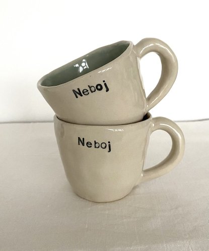 Hrnek NEBOJ s bubákem - různé velikosti - Barva: zelená, Velikost: cca 200 ml