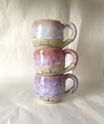 lungo růžový hrnek LÁSKA - různé barvy