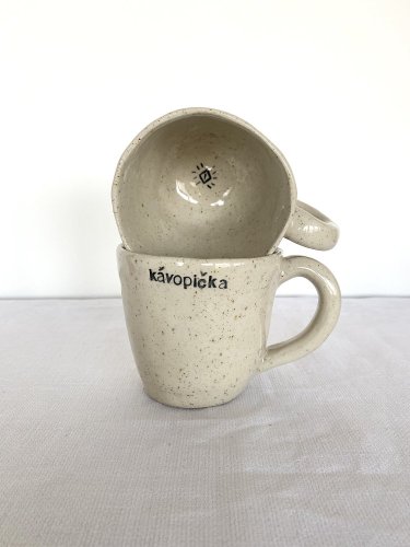 Set středních hrníčků kávopíč a kávopička