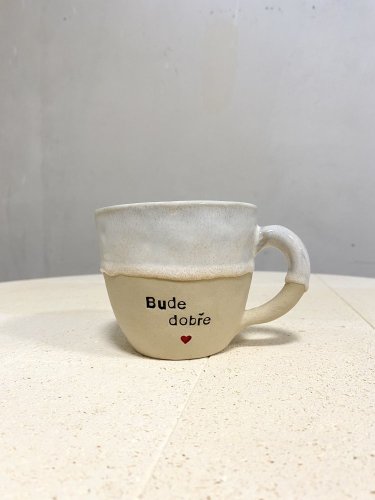 Střední hrníček BUDE DOBŘE